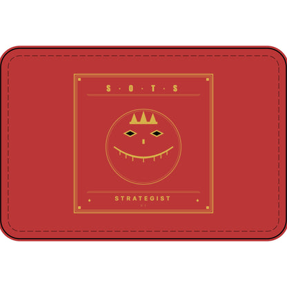 Strategist Faux Leather Patch – Engraved Gold Emblem