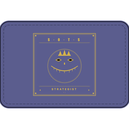 Strategist Faux Leather Patch – Engraved Gold Emblem