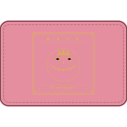 Strategist Faux Leather Patch – Engraved Gold Emblem