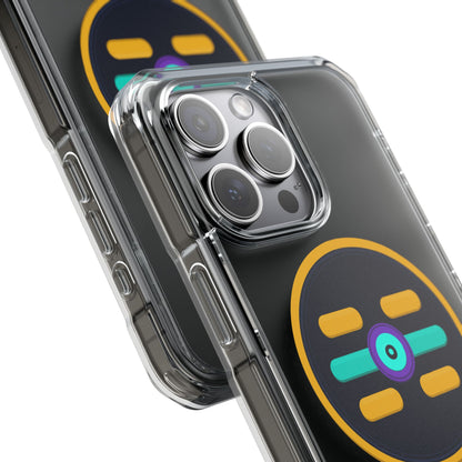 The Boards Shop Clear Magnetic Phone Case with Colorful Retro Pop Socket