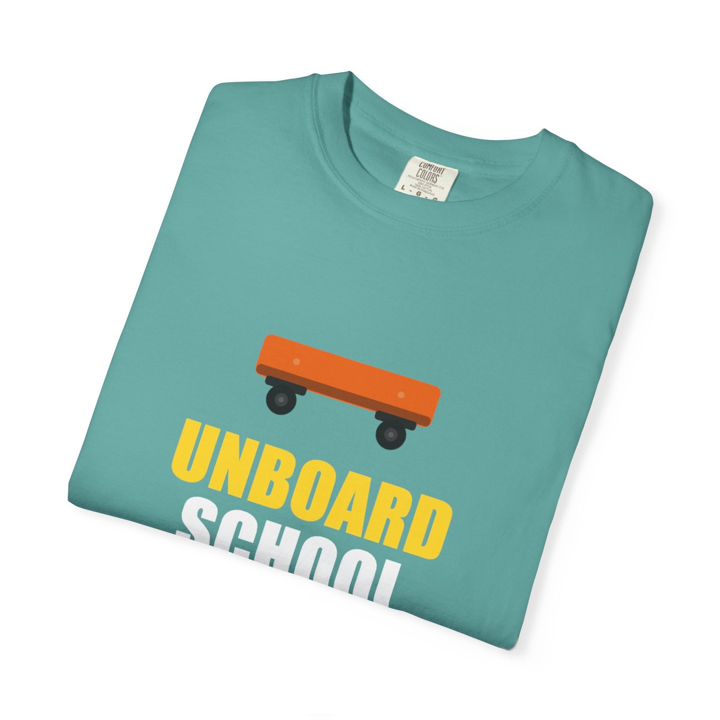 Unboard Skateboard T‑Shirt — Minimal Retro Skate Graphic Tee