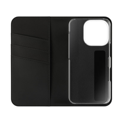 Unboards Cosmic Flip Case — Retro Space Tech Wallet Cover