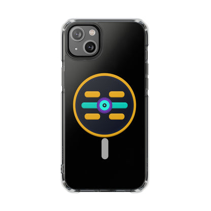 The Boards Shop Clear Magnetic Phone Case with Colorful Retro Pop Socket