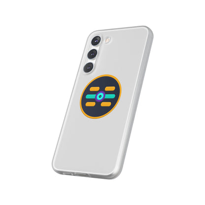 The Boards Shop Clear Phone Case with Colorful Tech Emblem