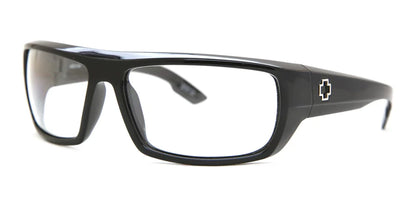 Spy Bounty Black Rectangle Sports Wrap Safety Glasses